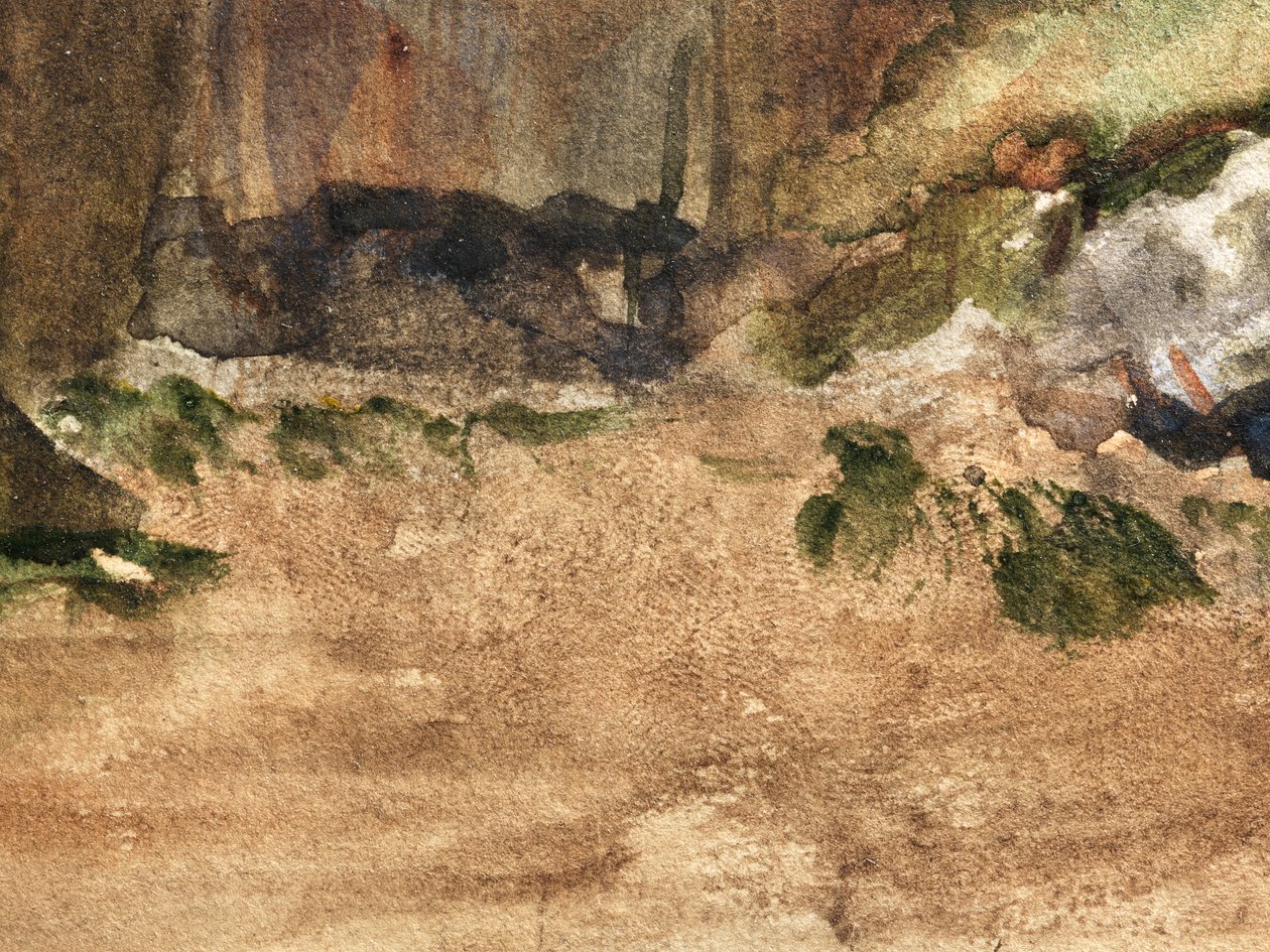 Stenar vid Bagnoles-De-L"Orne av Edgar Degas