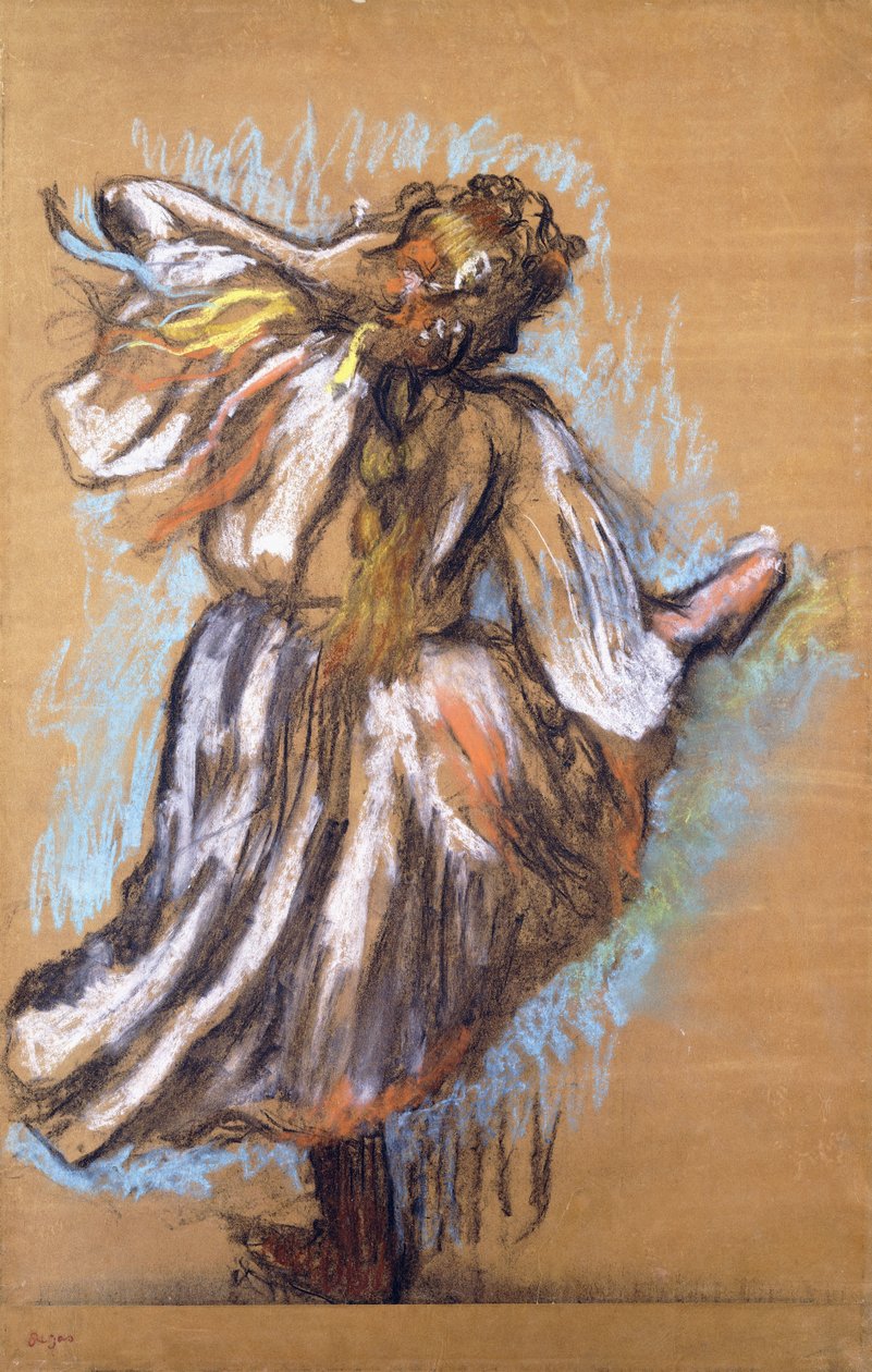 Rysk dansare, 1895 av Edgar Degas