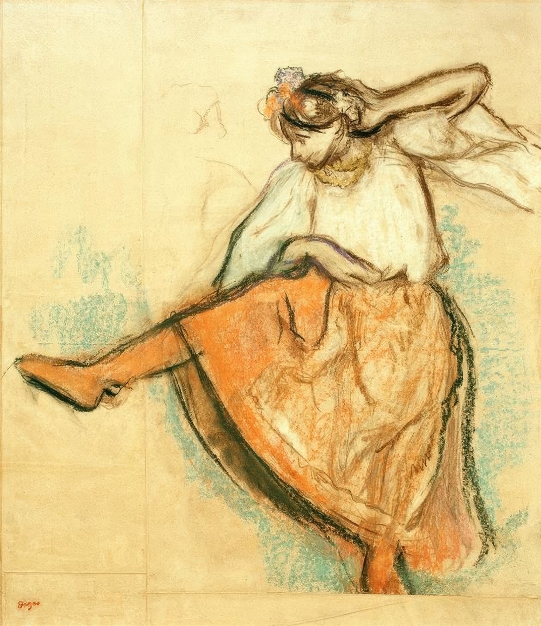 Rysk dansare av Edgar Degas
