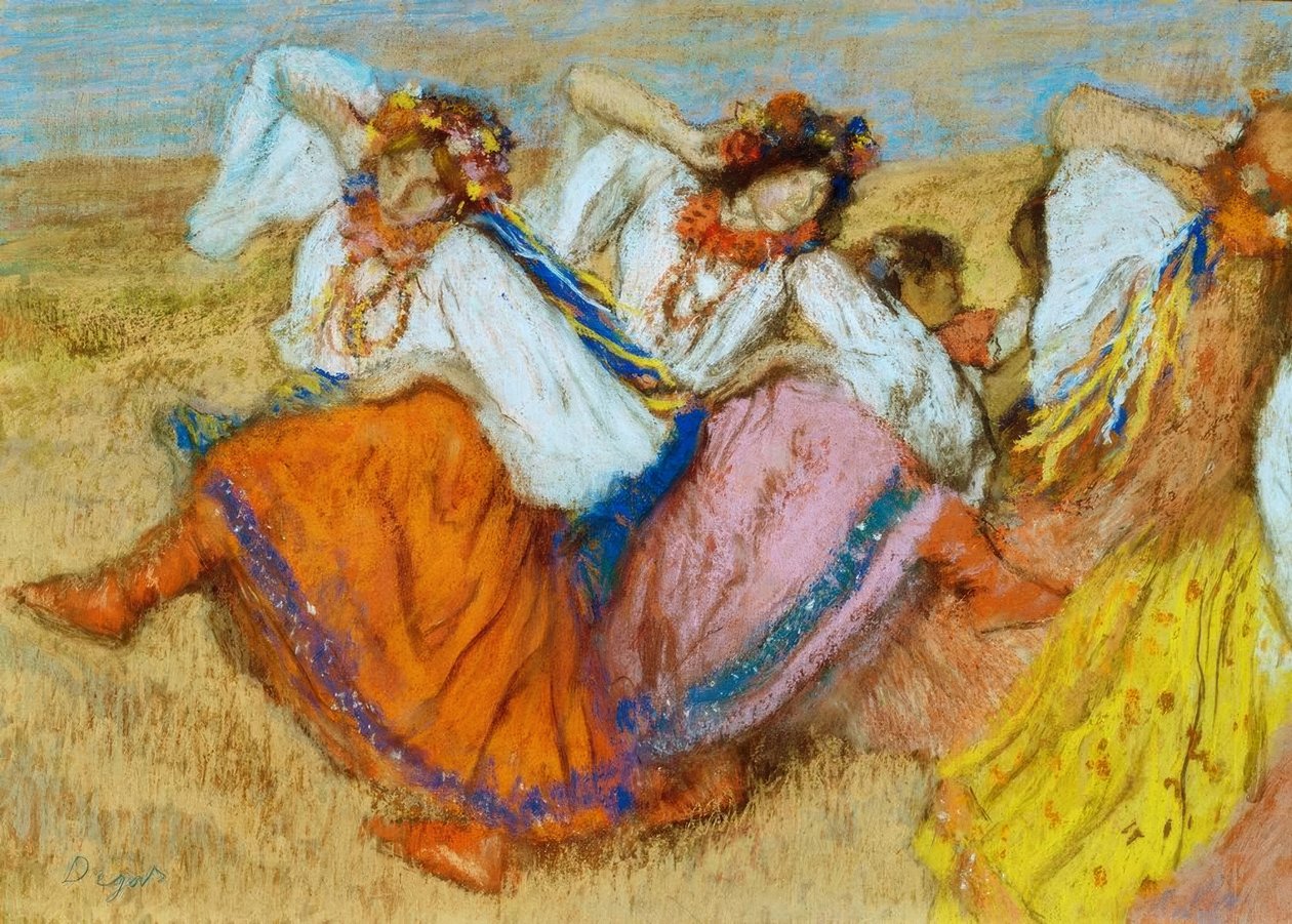 Ryska dansare av Edgar Degas