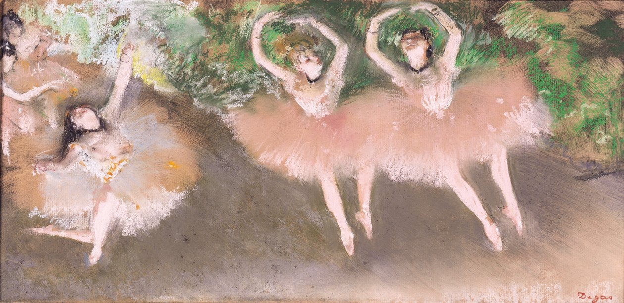Scene de ballet, ca 1879 av Edgar Degas