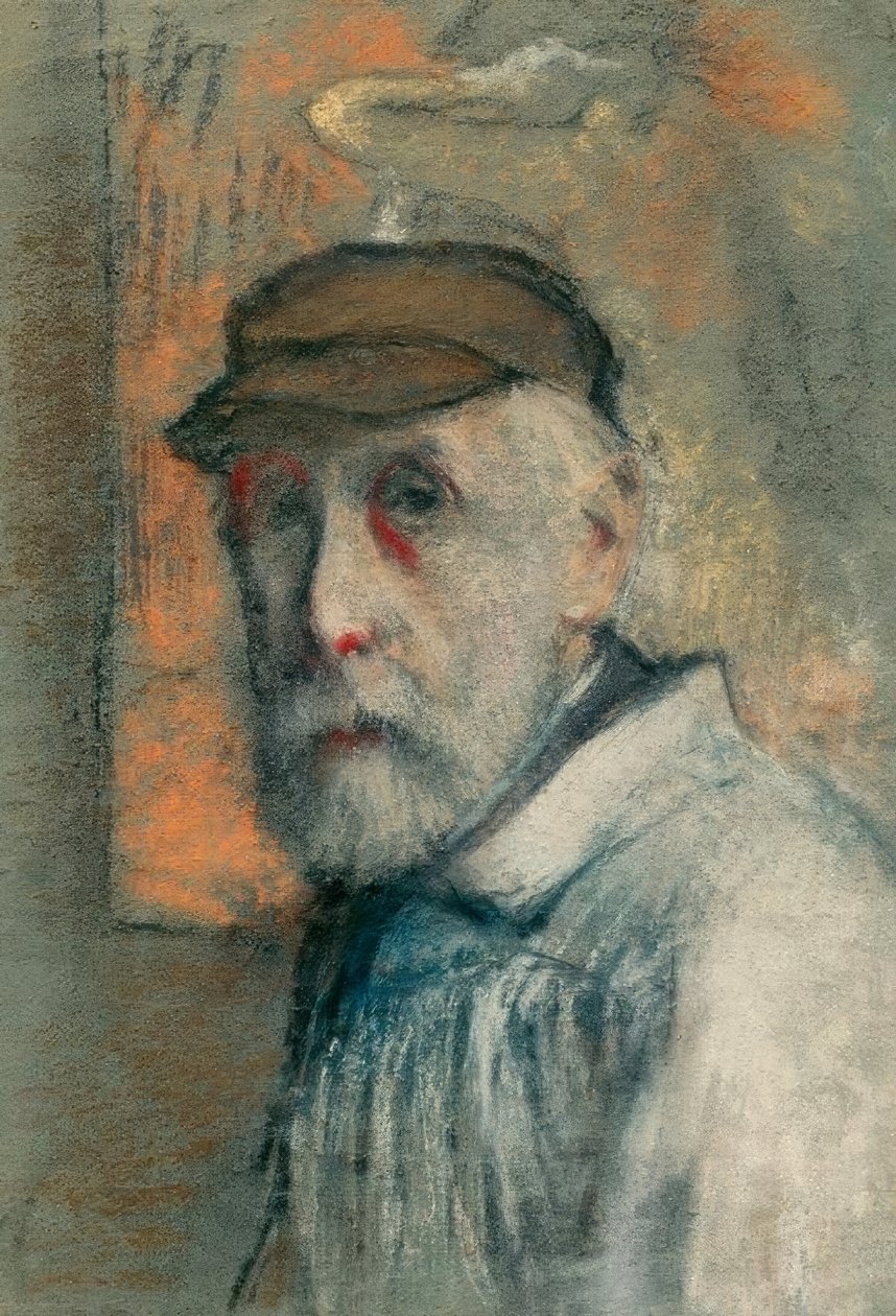 Självporträtt av Edgar Degas
