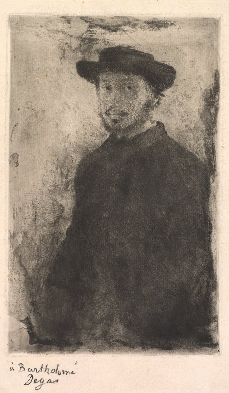 Självporträtt, 1857. av Edgar Degas