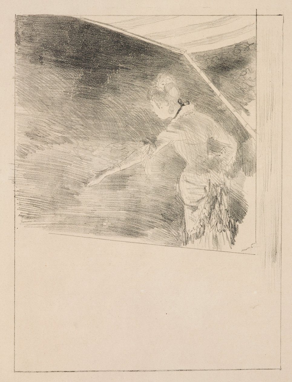 Sångerska på Café-konsert av Edgar Degas