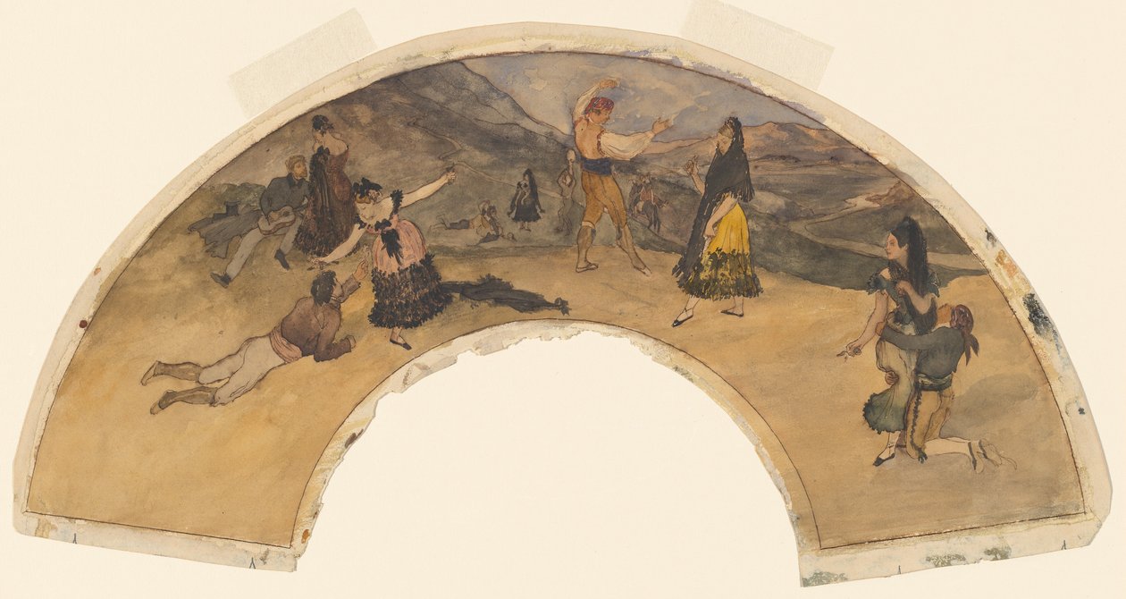 Spanska dansare och musiker av Edgar Degas