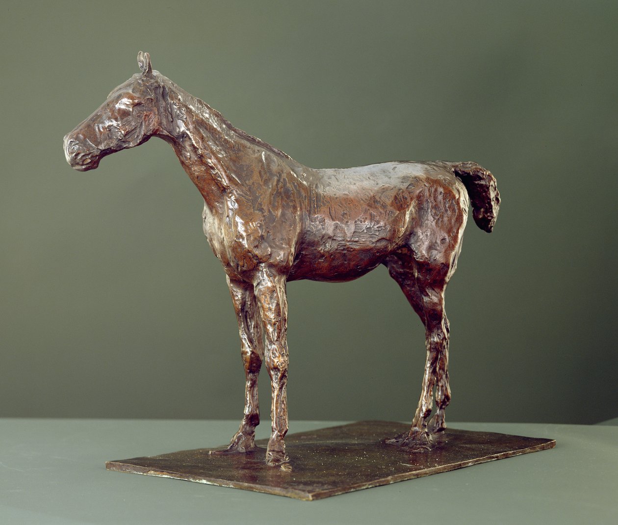 Stående häst (brons) av Edgar Degas