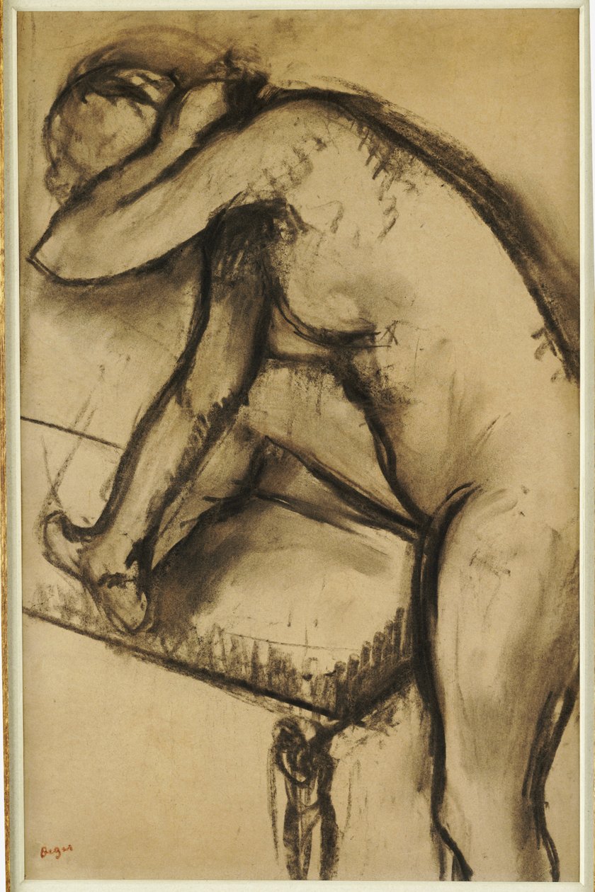 Studie av en dansare av Edgar Degas