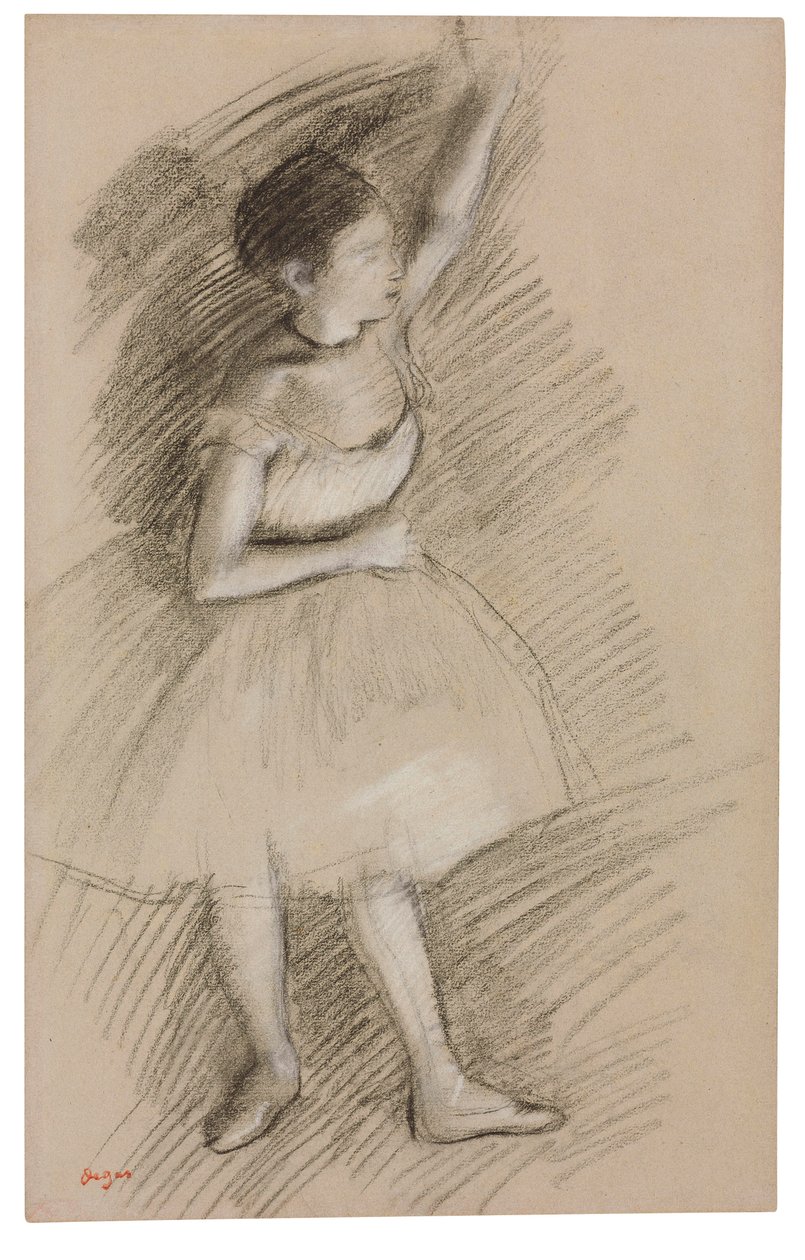 Studie av en dansare av Edgar Degas