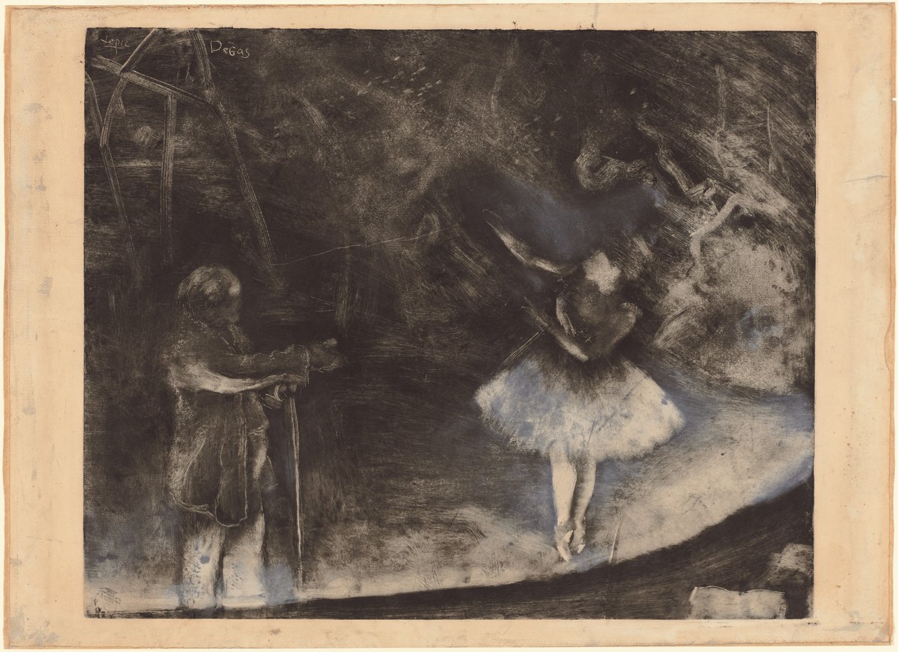 Balettmästaren, ca. 1876. av Edgar Degas