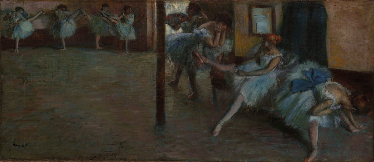 Balettrepetitionen av Edgar Degas