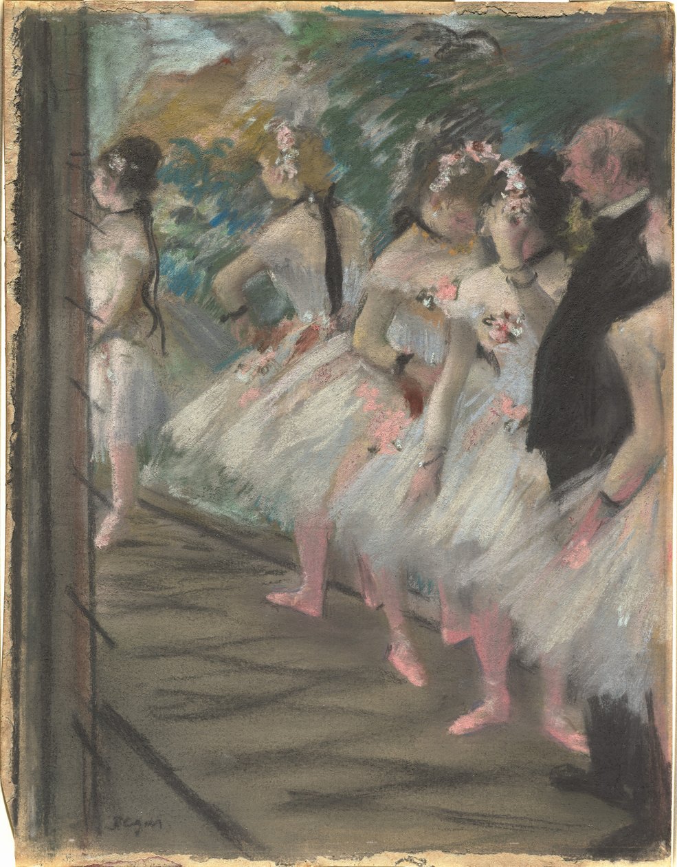 The Ballet, ca 1880 (pastell på papper) av Edgar Degas