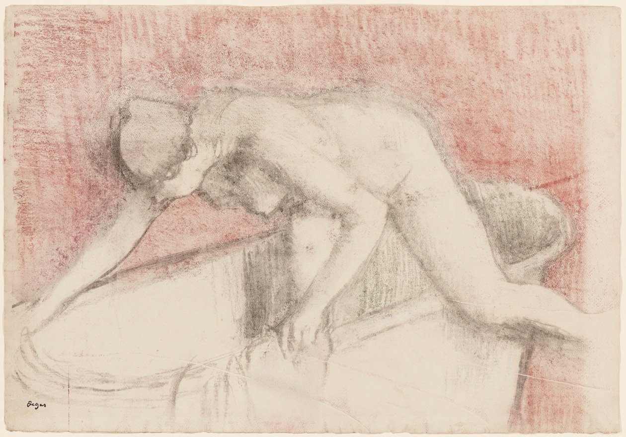 Badet av Edgar Degas