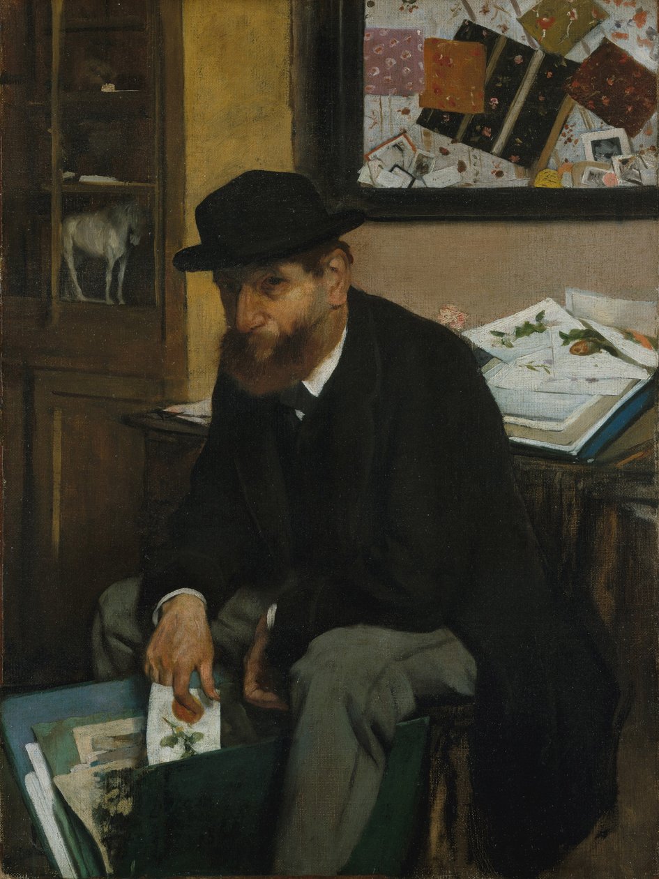 Samlaren av tryck, 1866 av Edgar Degas