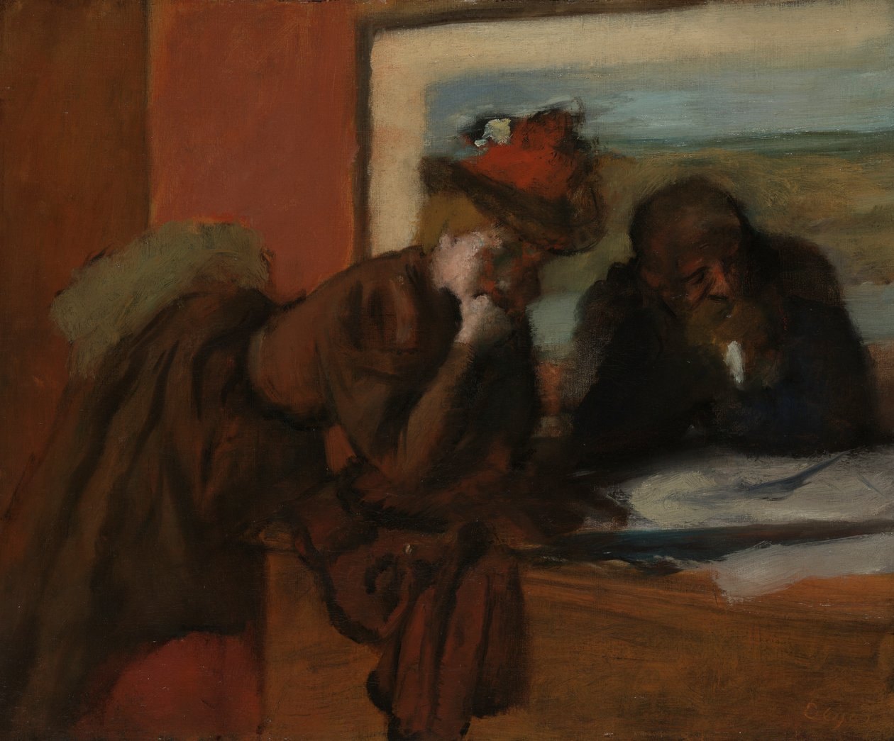 Konversationen av Edgar Degas