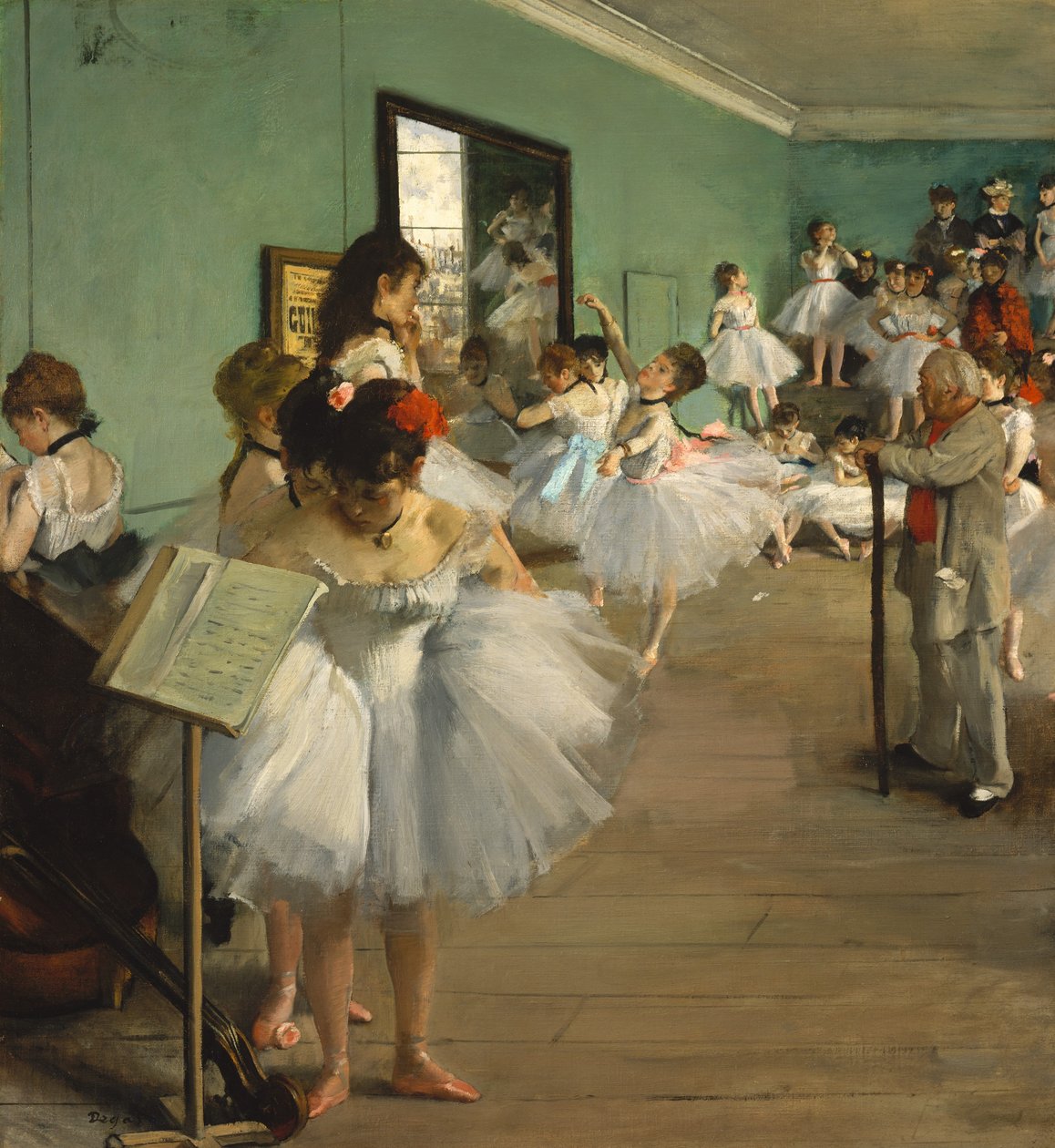 Dansklassen, 1874. av Edgar Degas