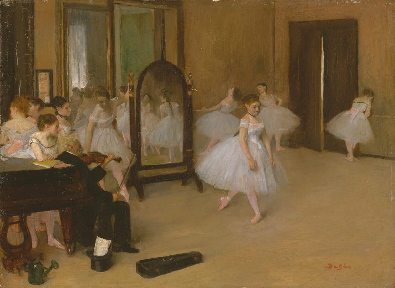 Den dansande klassen, ca 1871 (olja på duk) av Edgar Degas