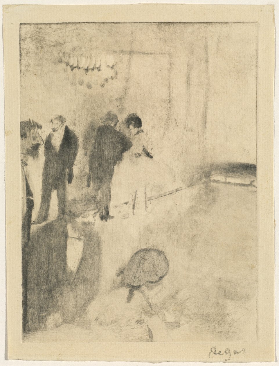 Det gröna rummet av Edgar Degas