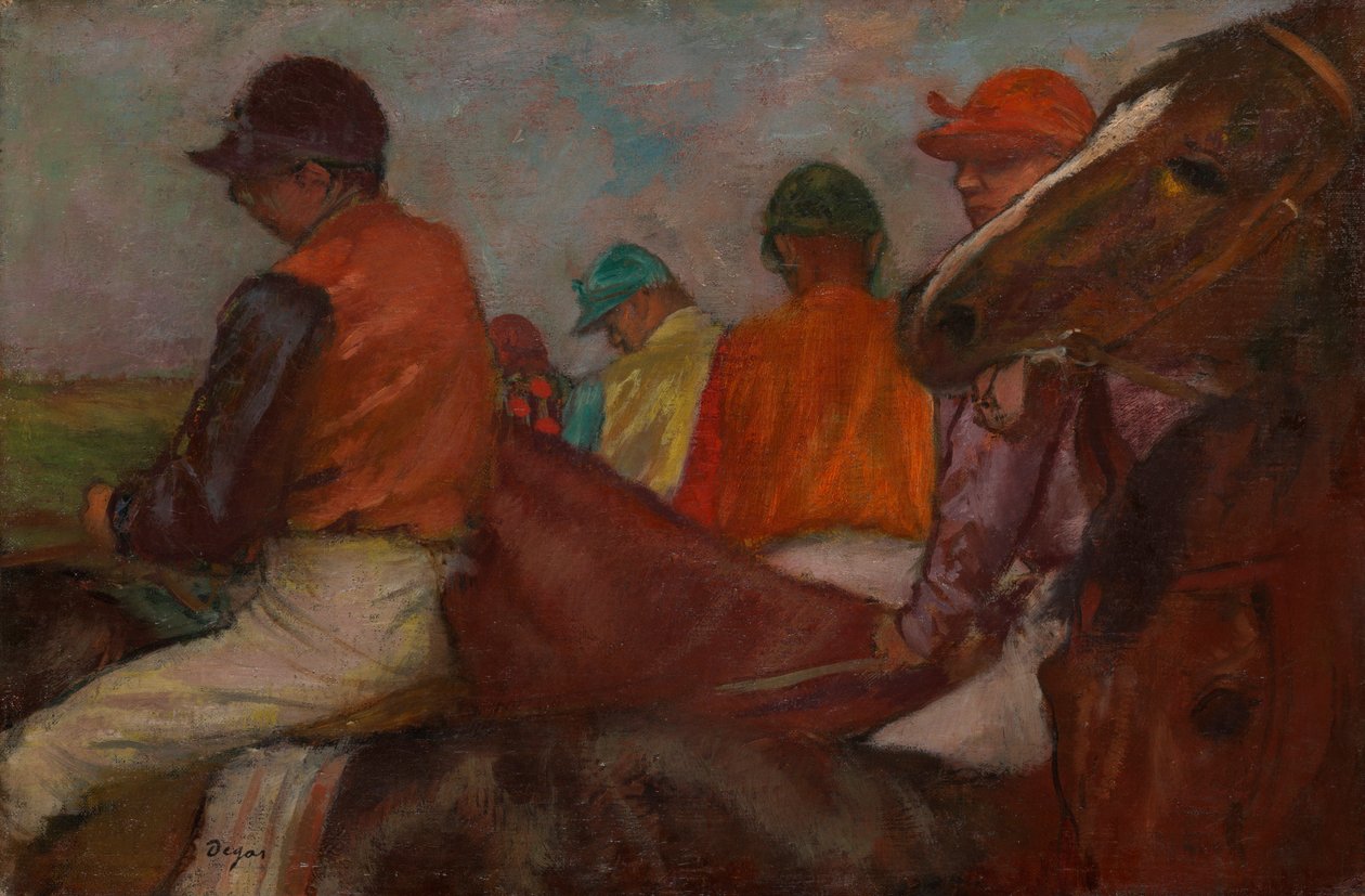 Jockeyerna av Edgar Degas