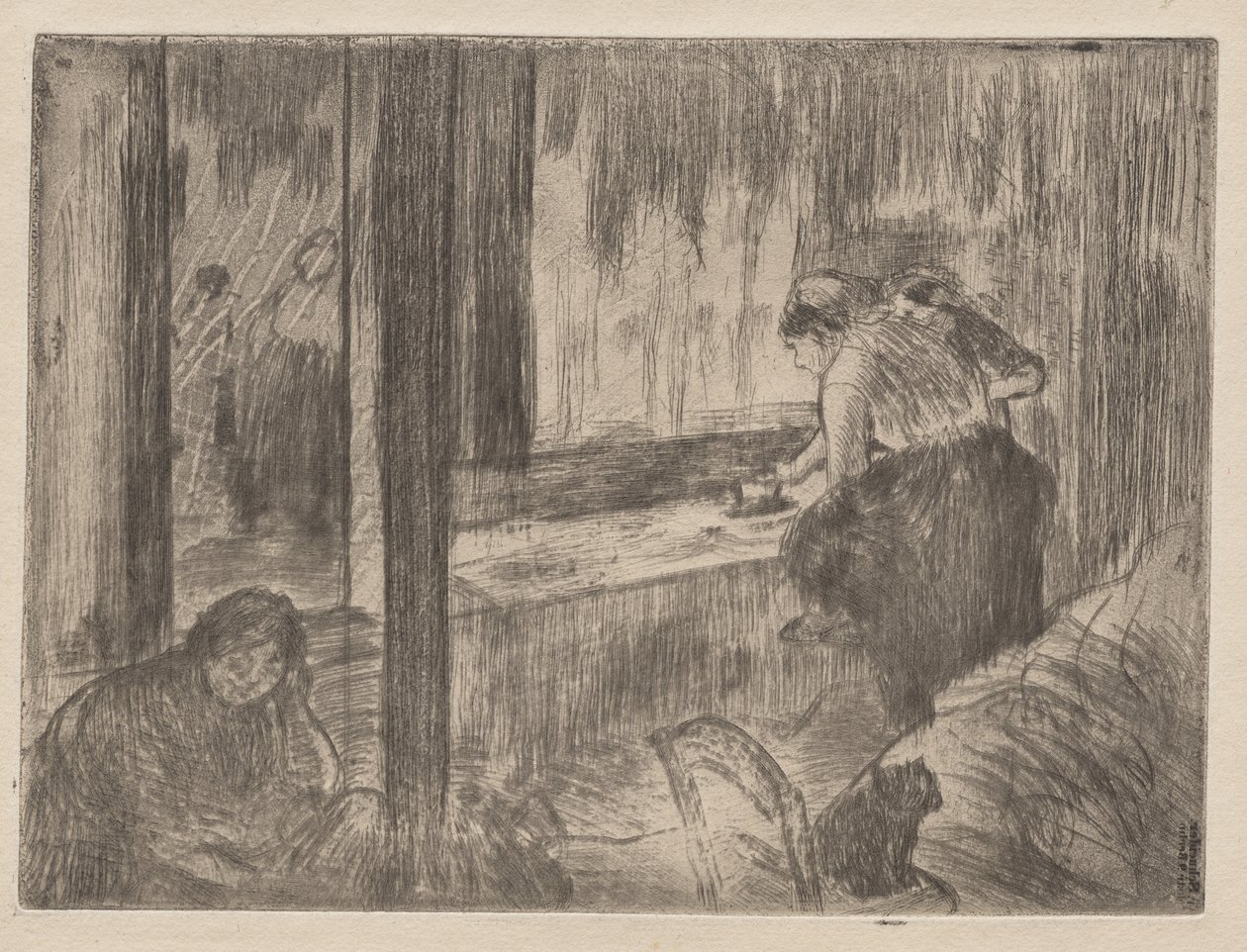 Tvätterskorna av Edgar Degas