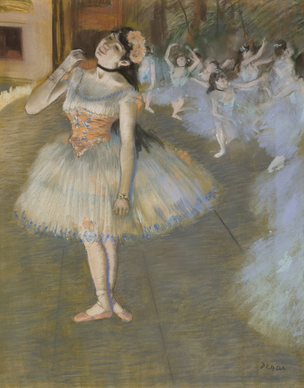 Stjärnan, 1879/81 av Edgar Degas