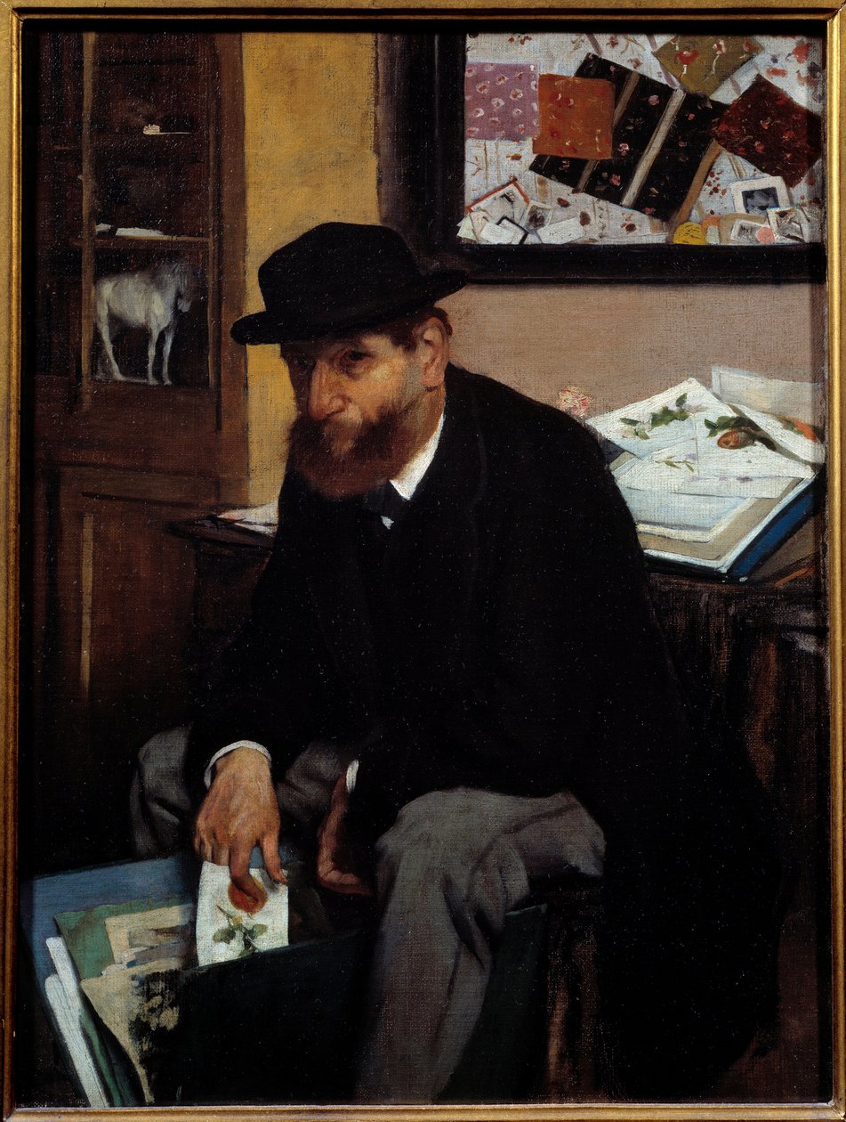 Printentusiasten av Edgar Degas