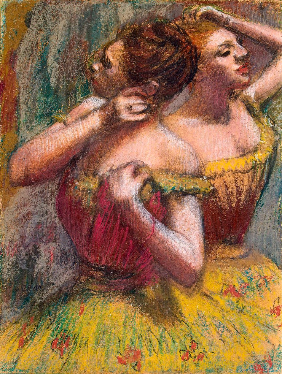 Två dansare, 1898-1899. av Edgar Degas