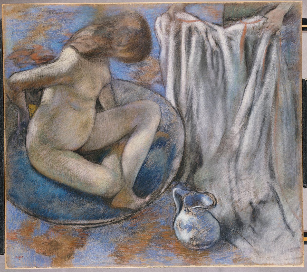 Kvinna i badkaret, 1884 av Edgar Degas