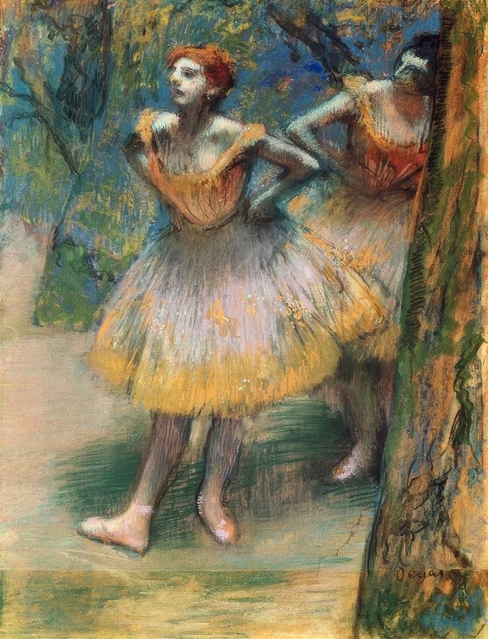 Två dansare av Edgar Degas