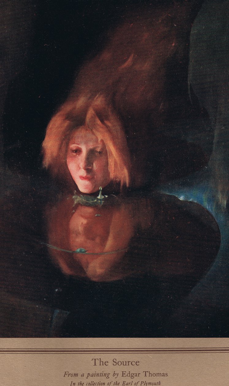Källan, ca 1915 av Edgar Herbert Thomas