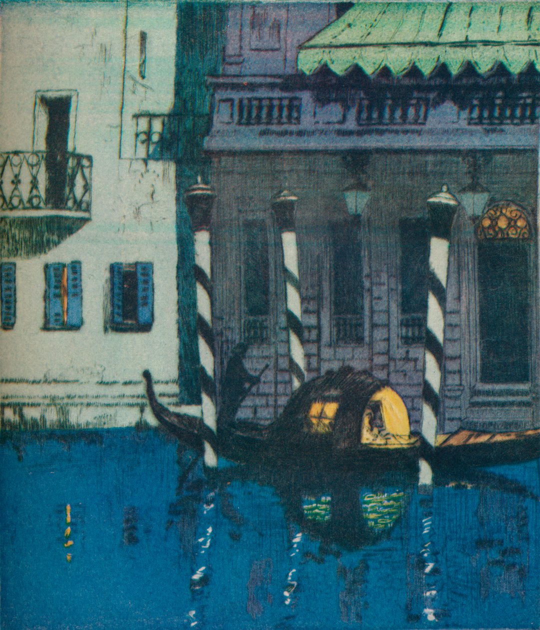 Nocturne c1924 av Edgar L. Pattison