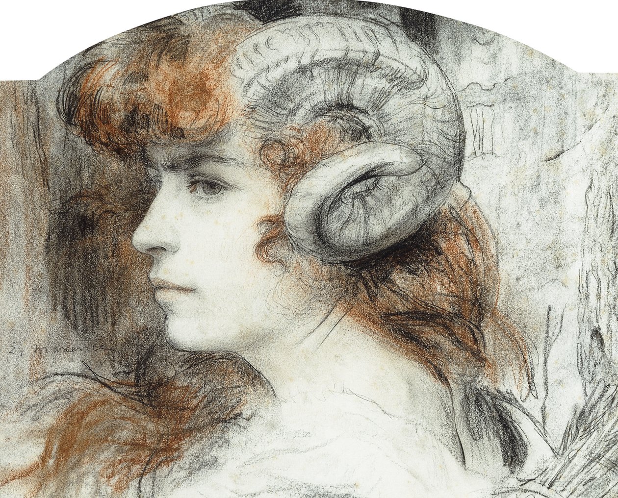 Jägarkvinnan av Edgar Maxence