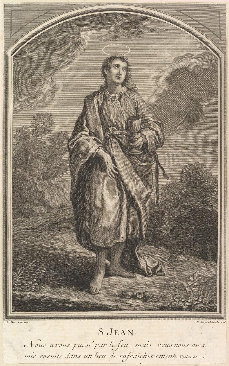 Sankt Johannes, 1726. av Edme Jeaurat