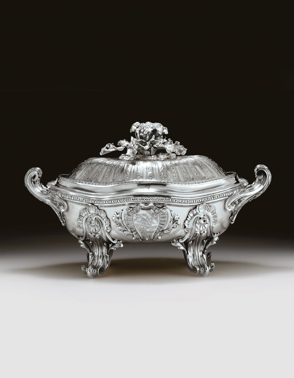 Louis XV terrin, lock och foder av Edme Pierre Balzac