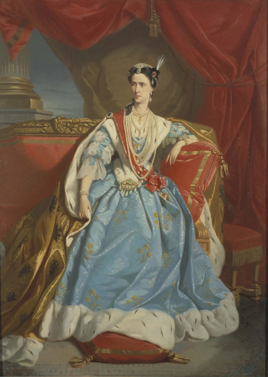 Porträtt av Rachel av Edmond Aime Florentin Geffroy