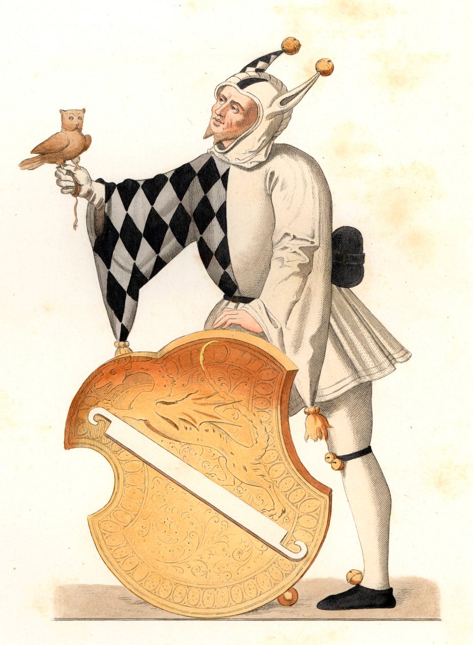 Bartklime Linck, schweizisk clown av Edmond Lechevallier Chevignard