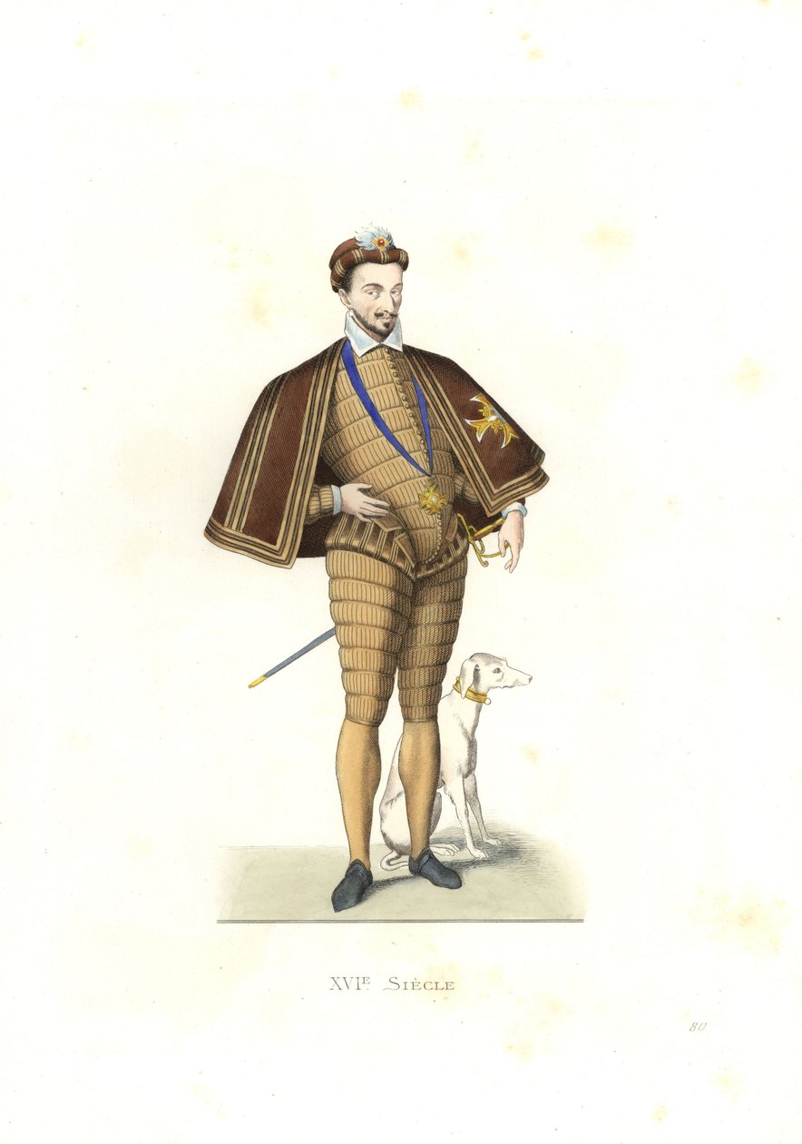 kung Henrik III av Frankrike av Edmond Lechevallier Chevignard