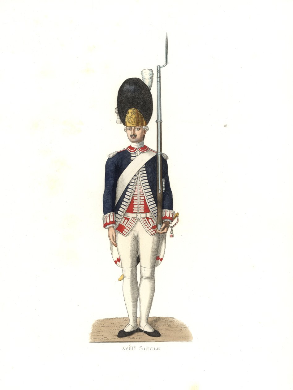 Soldat från det franska gardet av Edmond Lechevallier Chevignard