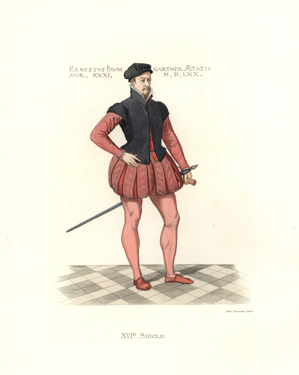 Ernest Baumgartner av Edmond Lechevallier Chevignard