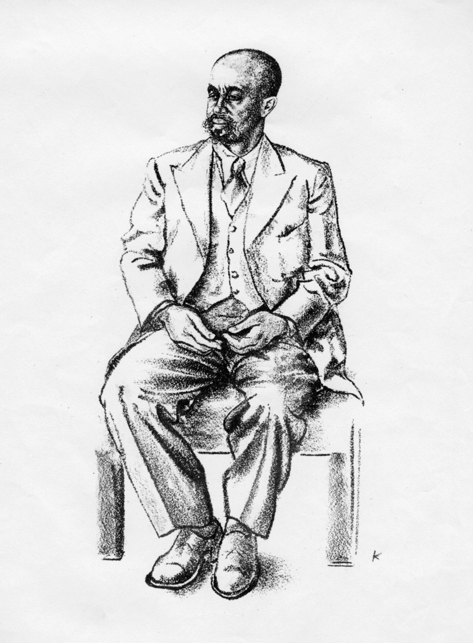 Bedjironde Tecle Hawariate, etiopisk statsman, 1935 av Edmond Xavier Kapp