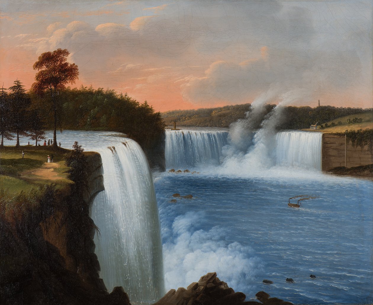 Niagarafallen, 1850 av Edmund C. Coates