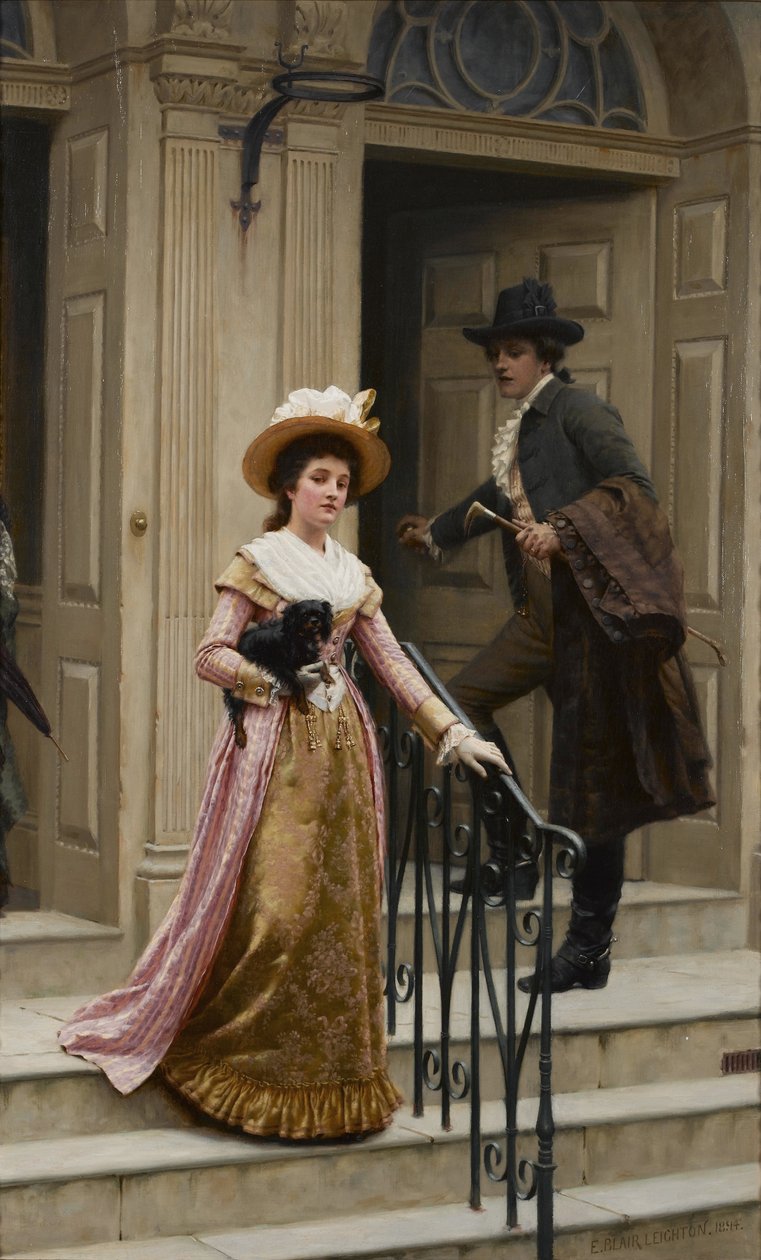 My Next-Door Neighbour av Edmund Leighton
