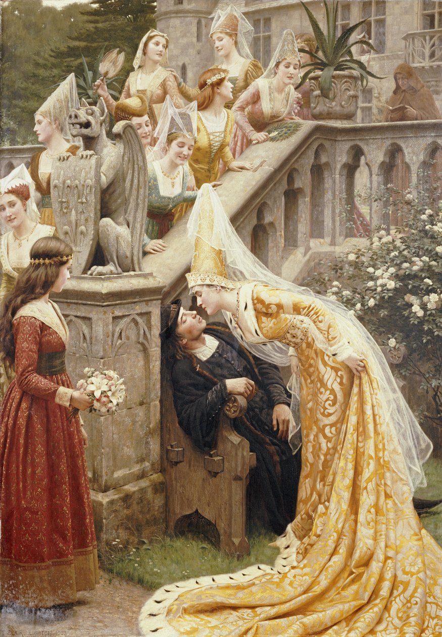 Alain Chartier, 1903 av Edmund Blair Leighton