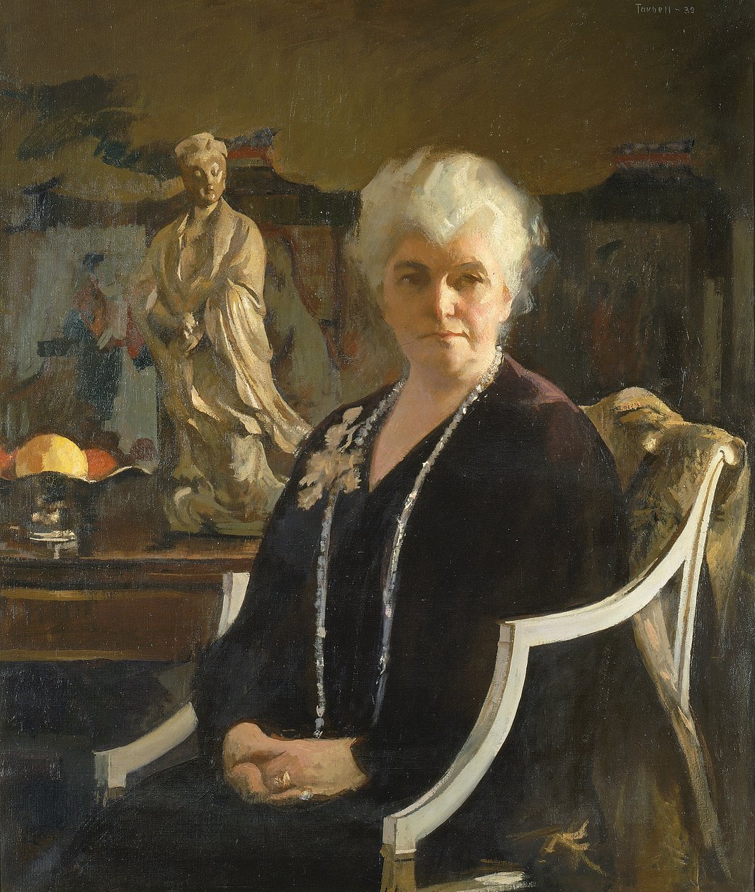 Mrs. Edmund C. Tarbell, 1933. av Edmund Charles Tarbell