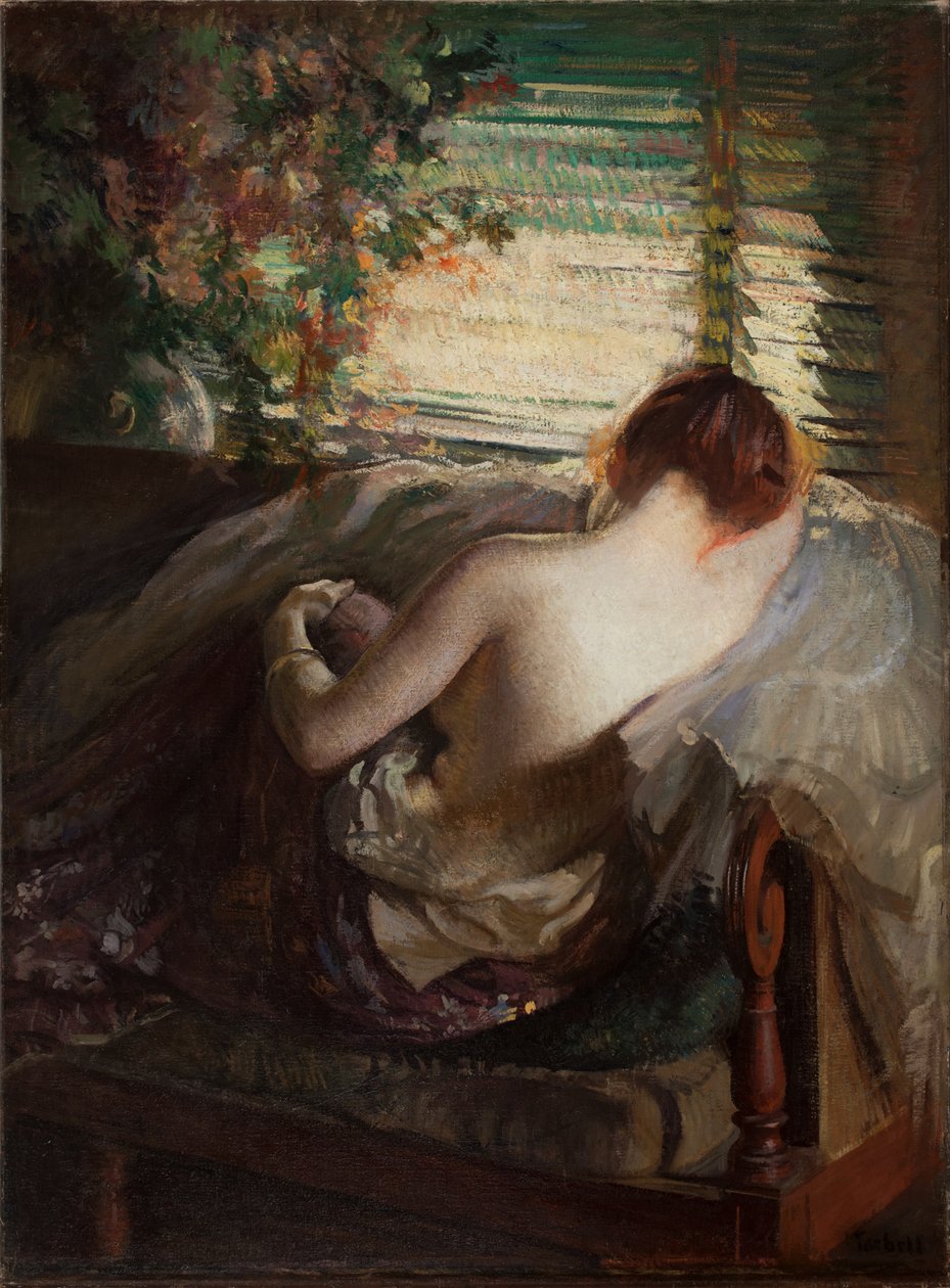 The Venetian Blind  av Edmund Charles Tarbell