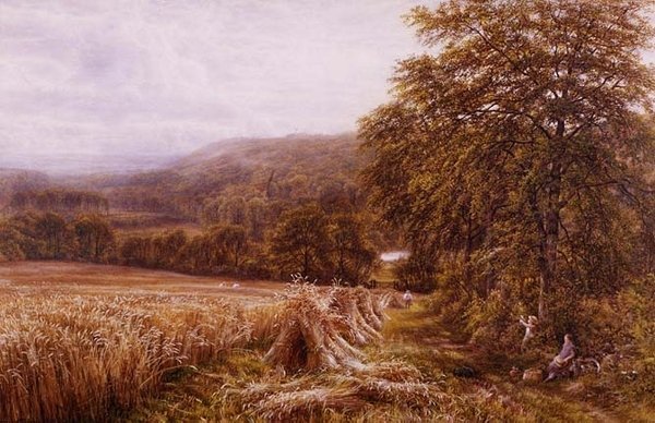 Harvest Time on the Dart av Edmund George Warren
