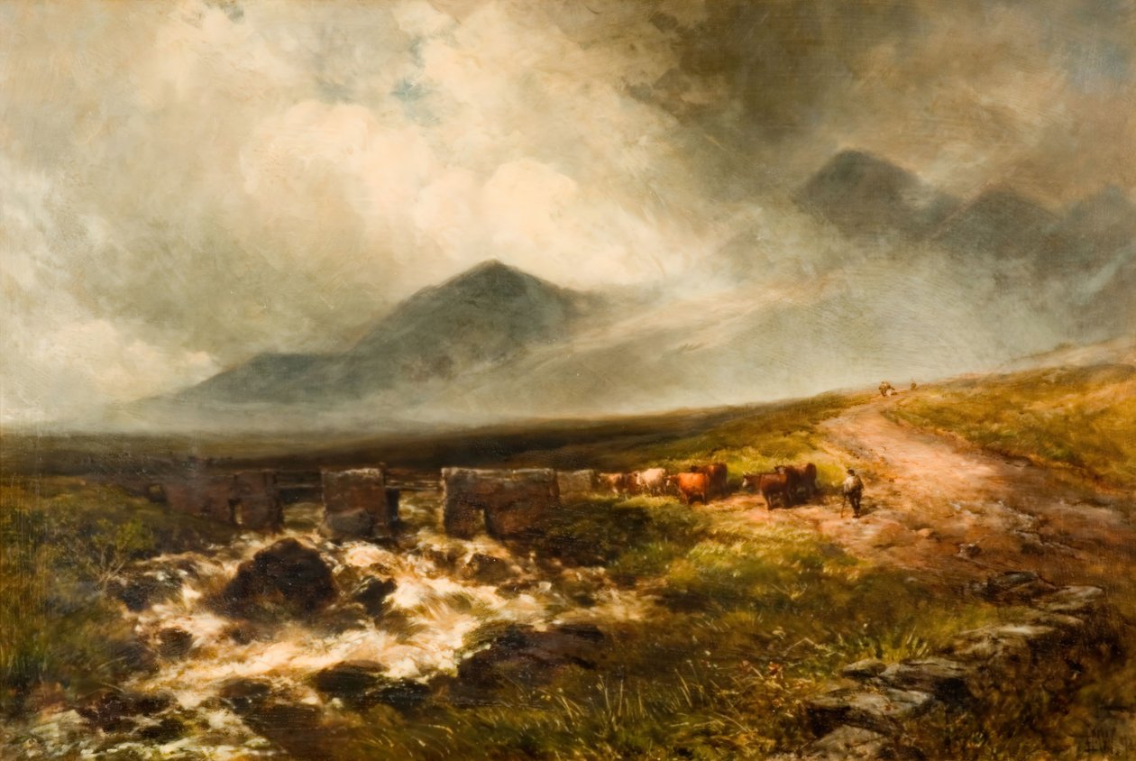 Snowdon, 1894. av Edmund Morison Wimperis