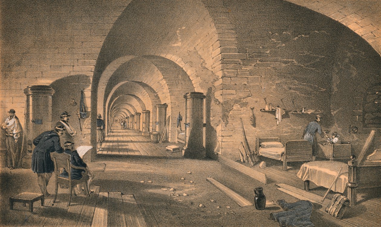 Interiör av Fort Nicholas, 1856 av Edmund Walker