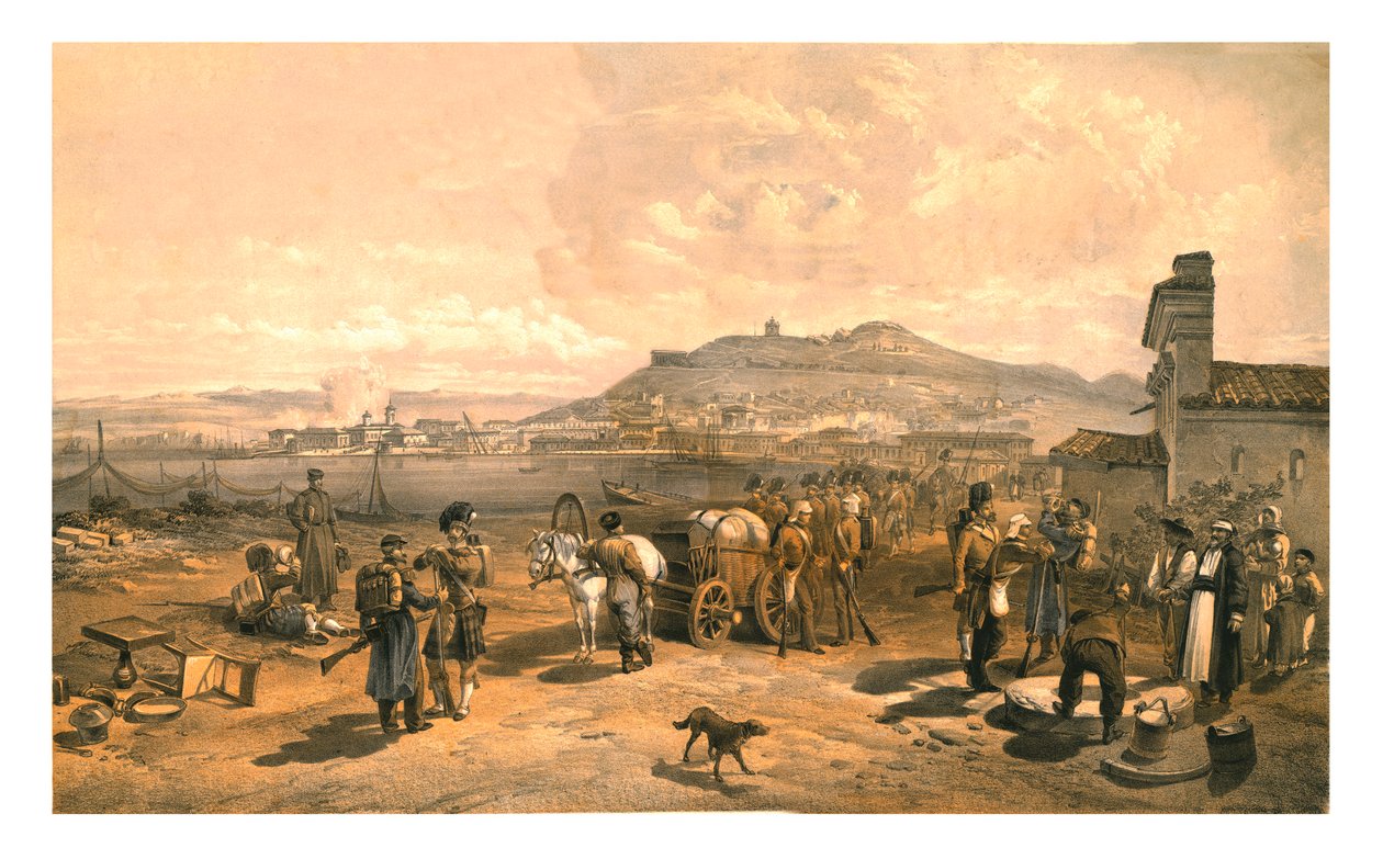Kertch från norr, 1855. av Edmund Walker