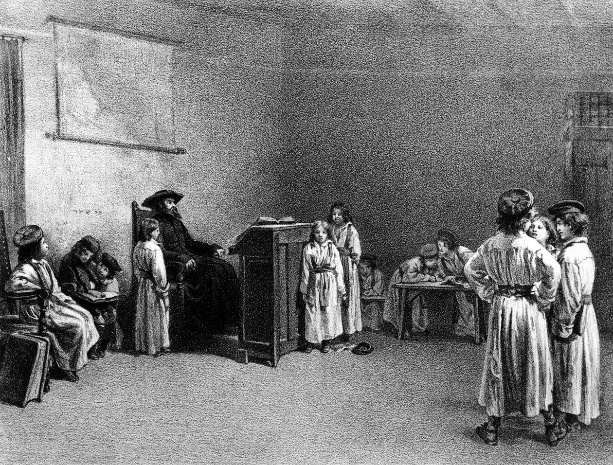 Examination i en fransk judisk pojkskola av Edouard Brandon