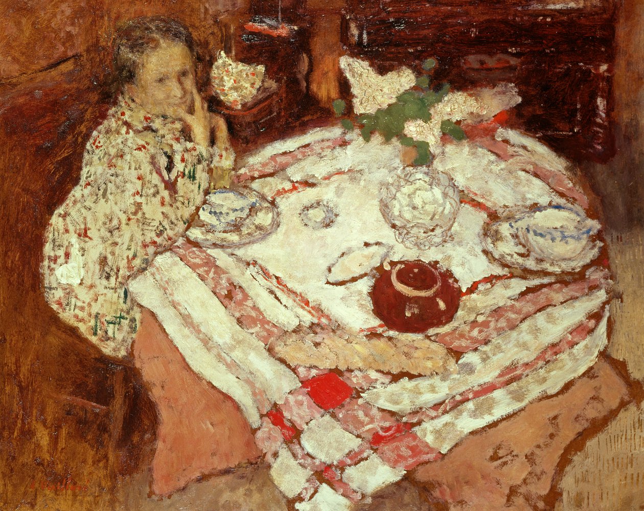 Frukost, ca 1902 av Edouard Vuillard